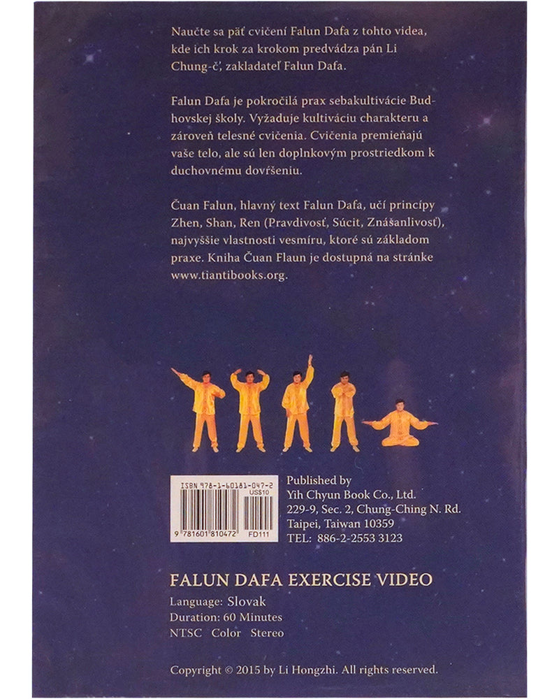 Falun Dafa Exercise Video DVD - Slovakian Edition